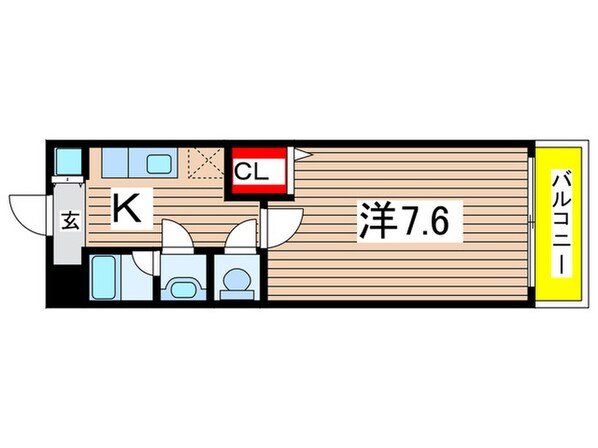 シェリ－ル武庫之荘の物件間取画像